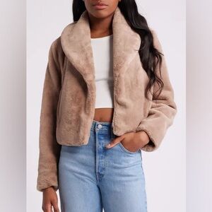Blank NYC Shawl Collar faux fur